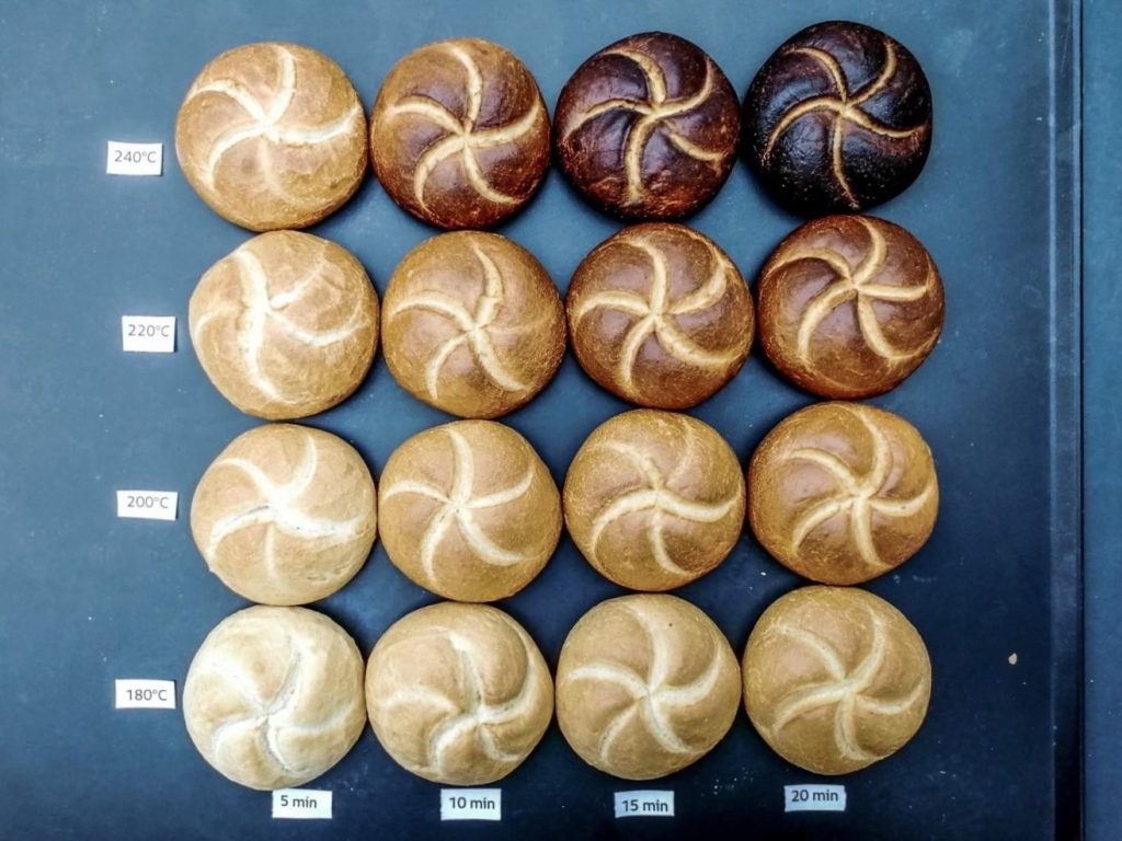 تاثیر دما و زمان بر  شدت انجام واکنش میلارد